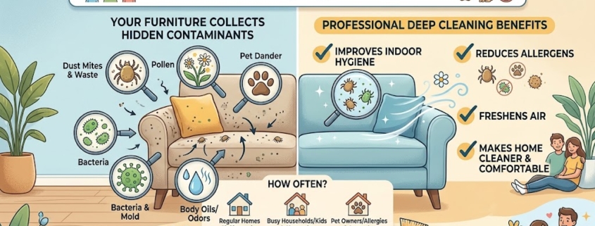 The Hidden Health Benefits of Deep Upholstery Cleaning